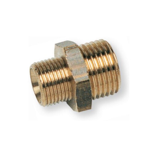 Doppelnippel Reduzierung 1/4'' AG auf 1/2